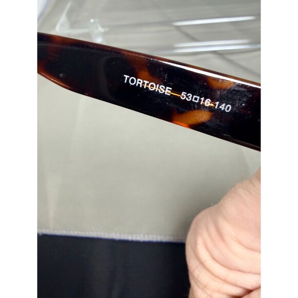 NEW St. Moritz Diplomat Tortoise 53-16-140 Eyeglasses Frame main image 7
